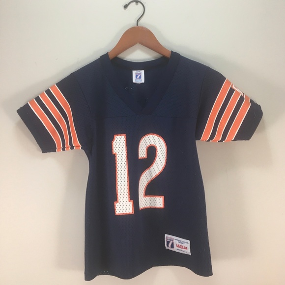 Vintage Chicago Bears Youth Medium Jersey #12 - Picture 1 of 7
